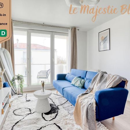 Le Majestic Blue - Metro 8/Hopital Henri Mondor Créteil Екстериор снимка